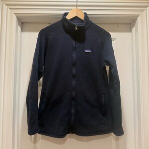 Patagonia Women’s Navy Better Sweater Full-Zip Fleece Jacket L